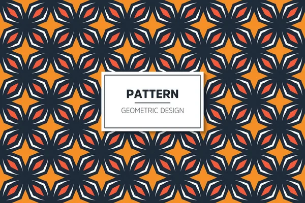 Patrón simple sin costuras con elementos geométricos coloridos — Vector de stock