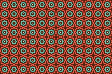 Etnik tarzda geometrik elementlere sahip basit arkaplan