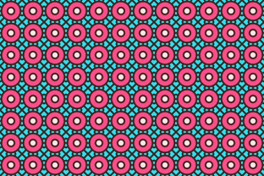 Etnik tarzda geometrik elementlere sahip basit arkaplan