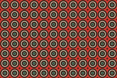 Etnik tarzda geometrik elementlere sahip basit arkaplan