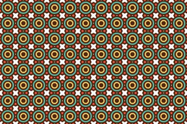 Etnik tarzda geometrik elementlere sahip basit arkaplan