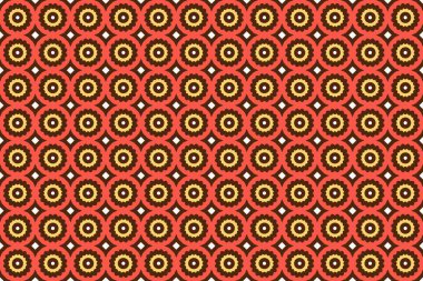 Etnik tarzda geometrik elementlere sahip basit arkaplan