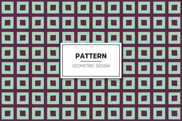 Patrón sin costuras con elementos geométricos coloridos simples — Archivo Imágenes Vectoriales