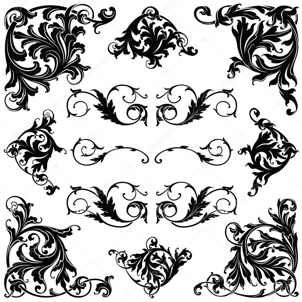 Victorian Ornaments — Stock Vector © 13UG13th #50185255 Victorian Ornaments — Stock Vector © 13UG13th #50185255