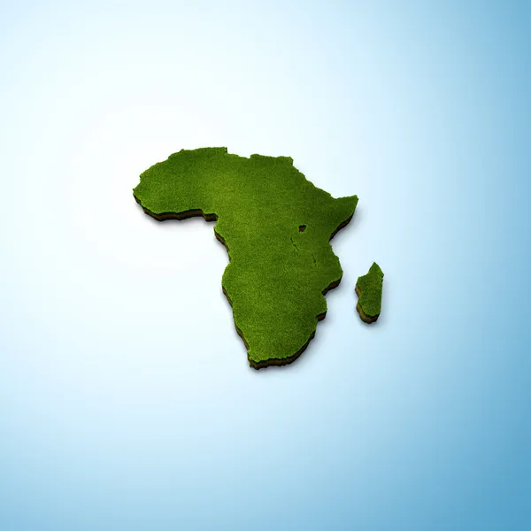 Mapa da África — Fotografia de Stock