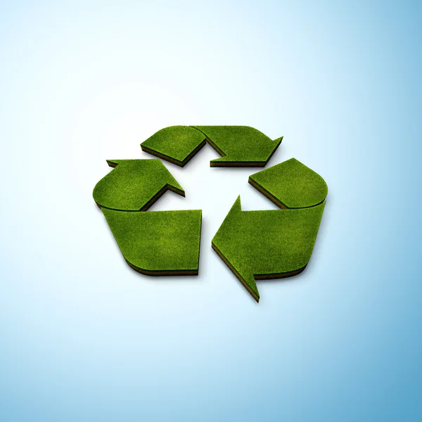 3D geri dönüşüm işareti