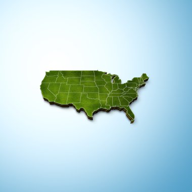 USA Map clipart
