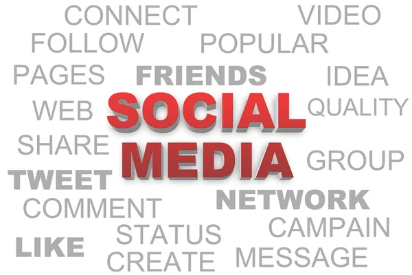 Sociale media — Stockfoto