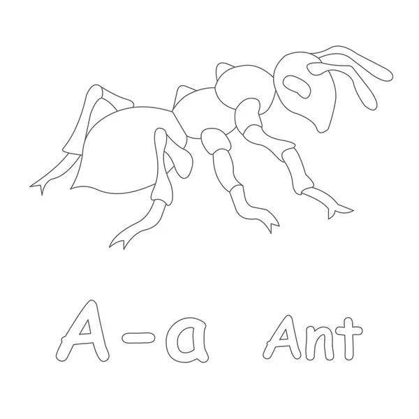 Dla mrówek, kolorowanki — Zdjęcie stockowe