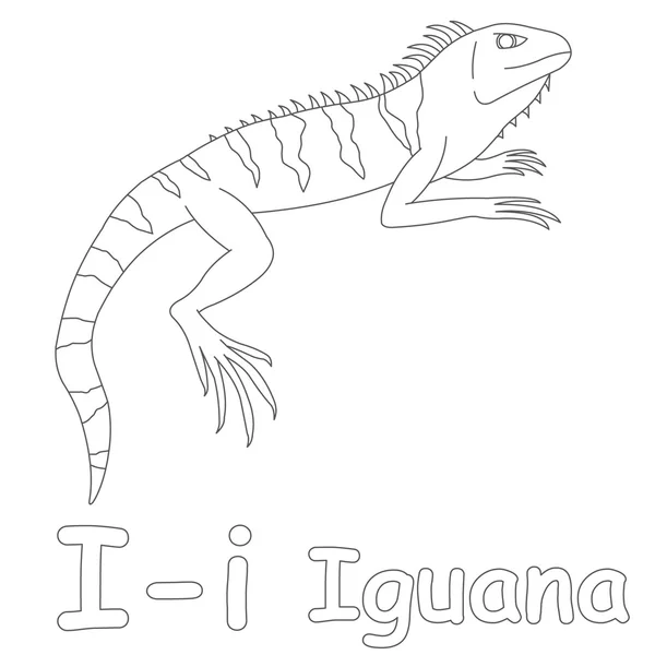 Ben sayfa boyama iguana için