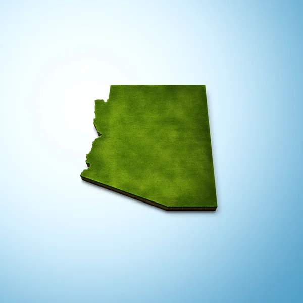 Arizona mapa — Fotografia de Stock