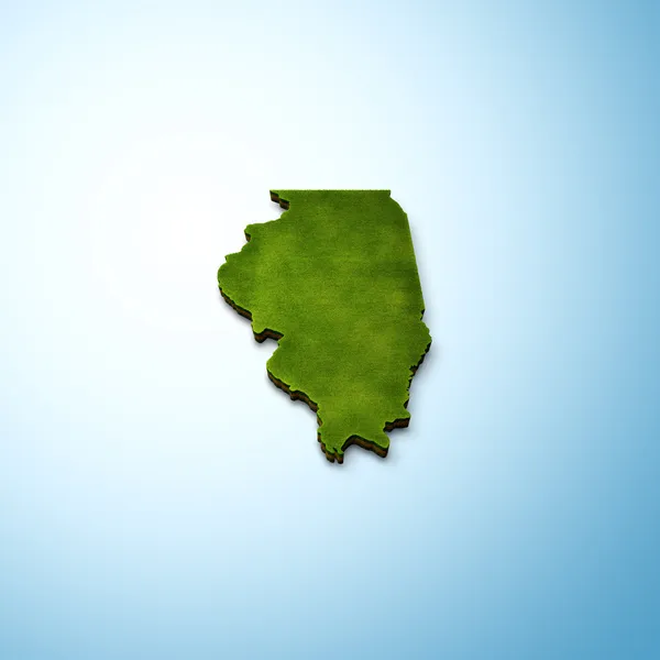 Illinois harita