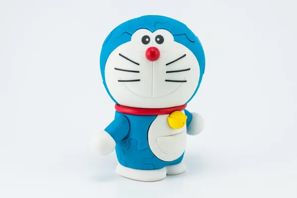 Jigsaw Doraemon sonrisa 3D . —  Fotos de Stock