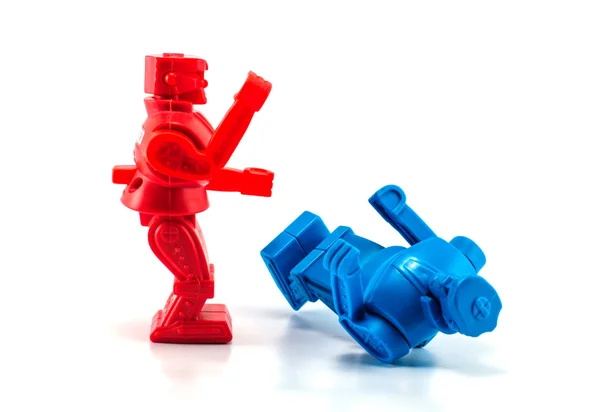 Robot juguete knockout — Foto de Stock