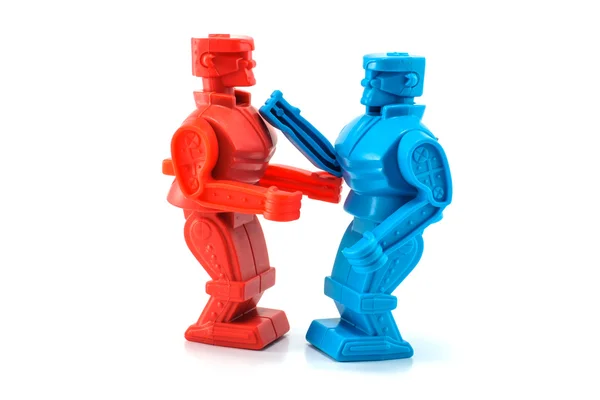Robot zabawka walki — Zdjęcie stockowe