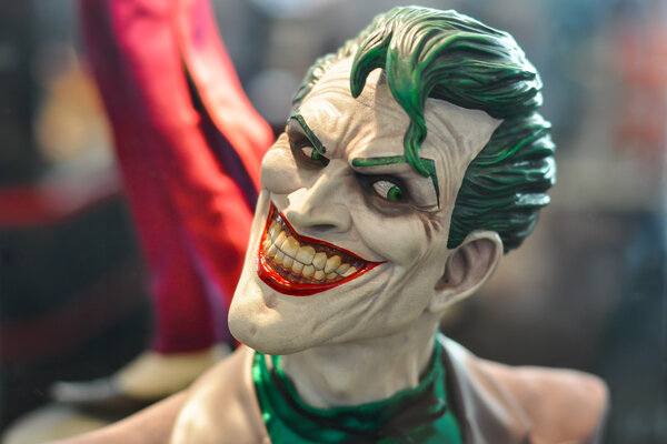 The Joker figure model.