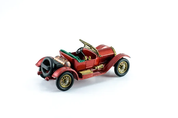 Modelo de juguete coche color rojo —  Fotos de Stock