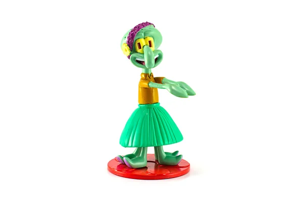 Squarepants SQUIDWORD Character Toy Hula Dancer — Stock Photo, Image