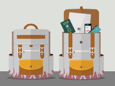 backpacker's sırt çantası