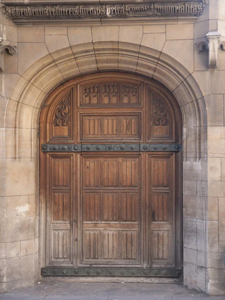 Porta vintage in legno — Foto Stock