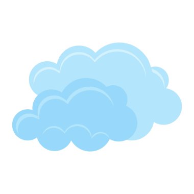 karikatür bulutu vektör izole nesne