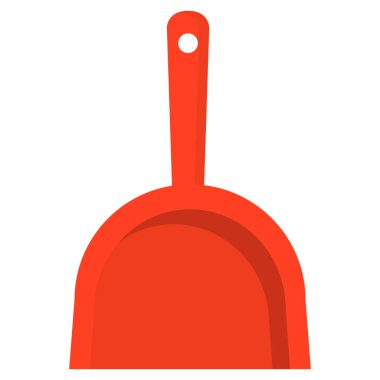 kırmızı toz bulutu çizgi film vektörü izole nesne