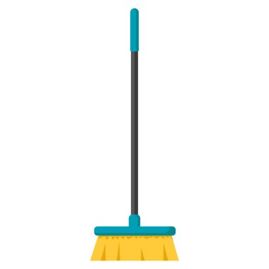 süpürge çubuğu karikatür vektörü izole nesne