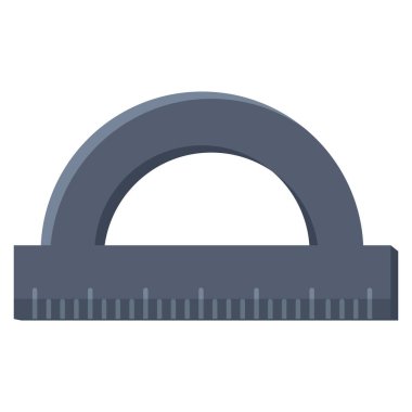 Yönlendirici derece cetvel vektör izole nesne