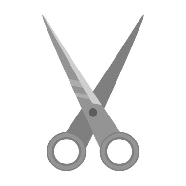 makas karikatür vektörü izole nesne