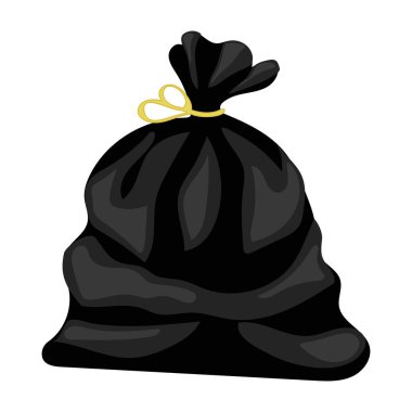 siyah plastik çöp torbası