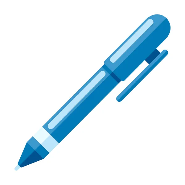 Azul Lápis Mecânico Desenho Animado Vetor Objeto Isolado —  Vetores de Stock