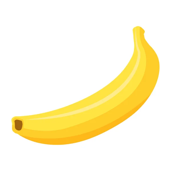 Owoc Banan Kreskówka Wektor Izolowany Obiekt — Wektor stockowy