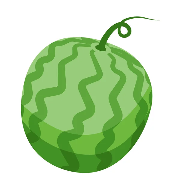 Fruit Watermelon Cartoon Vector Isolated Object — Stock Vector