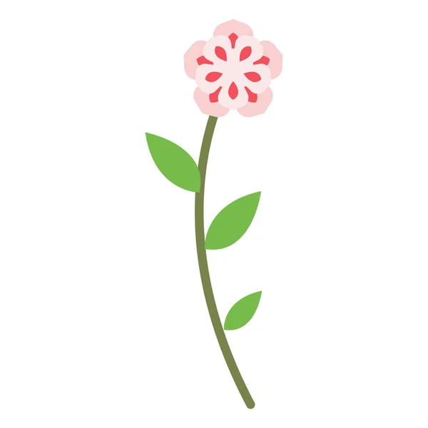 Botanic Garden Flower Cartoon Vector Isolated Object — Stock Vector