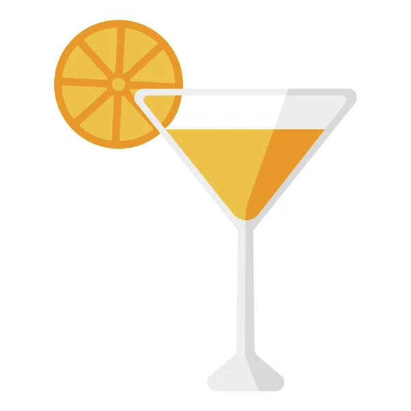 Drinken Fruit Cocktail Cartoon Vector Geïsoleerd Object — Stockvector