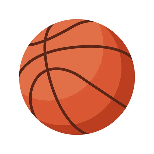 Basketbal Cartoon Vector Geïsoleerd Object — Stockvector