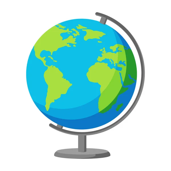 karasal dünya karikatürü vektör izole nesne