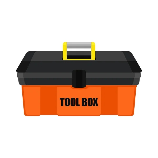 Tool Box Cartoon Vector Illustration Isolated Object — Stock Vector