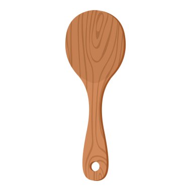 Ahşap ahşap mutfak gereçleri ahşap desenli pirinç spatulası.