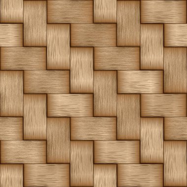 Woven bamboo herringbone texture seamless background image