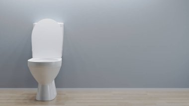 Klozet, fotokopi odası, 3D resim