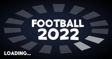 Football 2022 metin yükleme, indirme ve gönderme çubuğu göstergesi. Bilgisayar ekranına yükle, yükle.