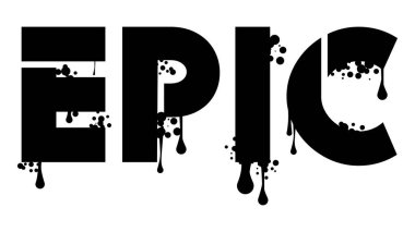 Destansı. Graffiti etiketi. Soyut modern sokak sanatı dekorasyonu kentsel resim tarzında gerçekleştirildi.