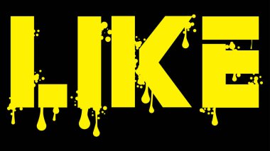 Gibi. Graffiti etiketi. Soyut modern sokak sanatı dekorasyonu kentsel resim tarzında gerçekleştirildi.