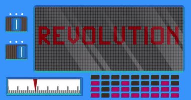 Dijital Öncü Panelde devrim metni. Hafif Ekipmanlı Duyuru İletisi.