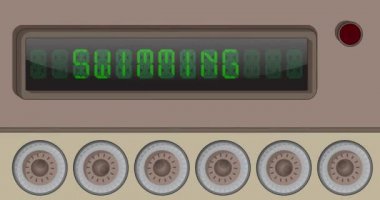 Dijital Öncü Panelde yüzme metni. Hafif Ekipmanlı Duyuru İletisi.