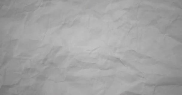 Zgnieciony Papier Stop Motion Animacja Efektem Abberracji Chromatycznej Styl Retro — Wideo stockowe