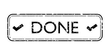 İşaretli metin ile hazırlanmış basit klasik kauçuk damga.