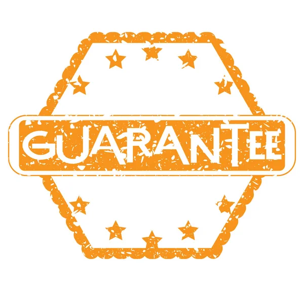 빈티지 Guarantee 텍스트 — 스톡 벡터