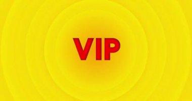Sarı sıcak yaz güneşli VIP mesajı. Parlak turuncu güneş ışığının basit bir animasyonu.